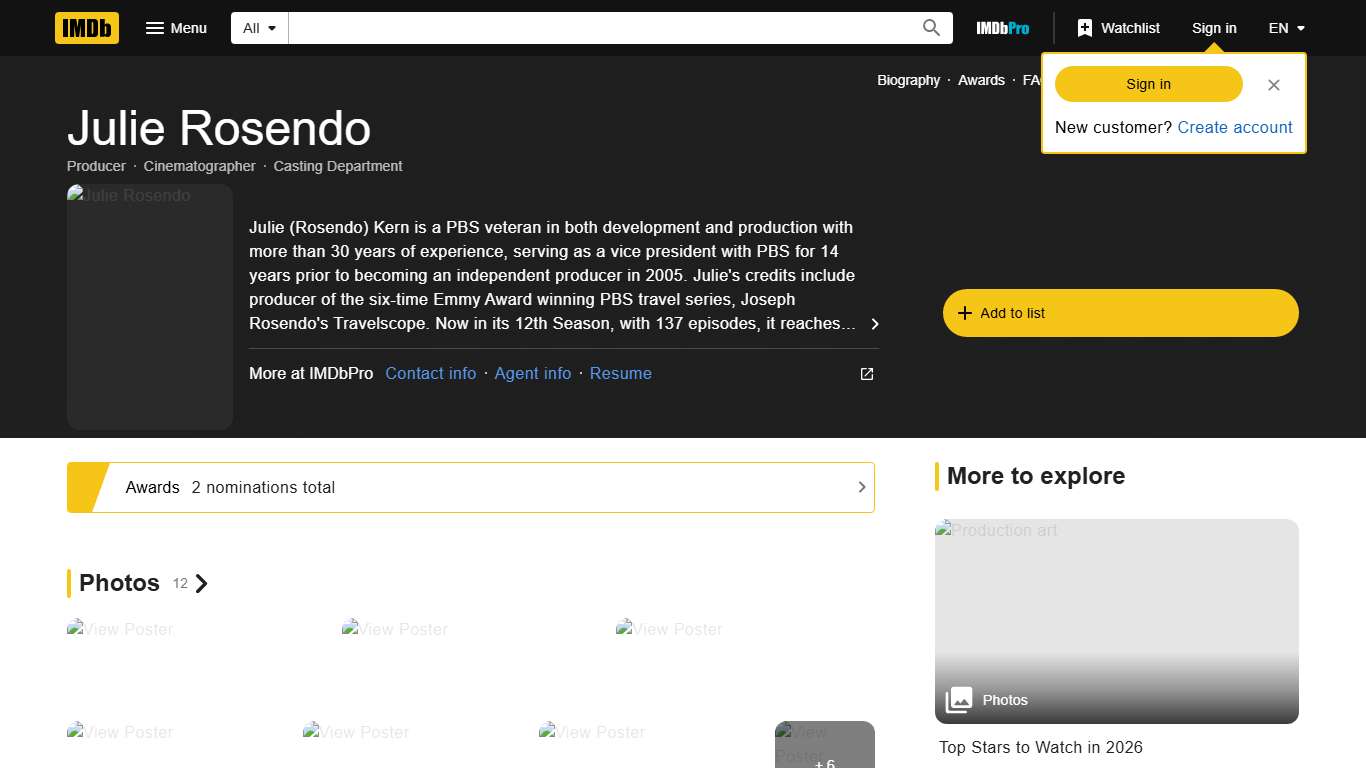 Julie Rosendo - IMDb