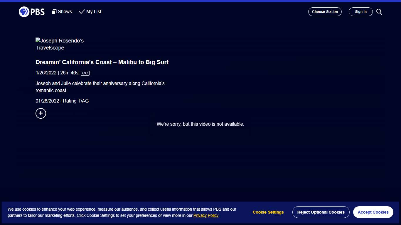 Joseph Rosendo’s Travelscope | Dreamin’ California’s Coast – Malibu to Big Surt | Season 6 | PBS